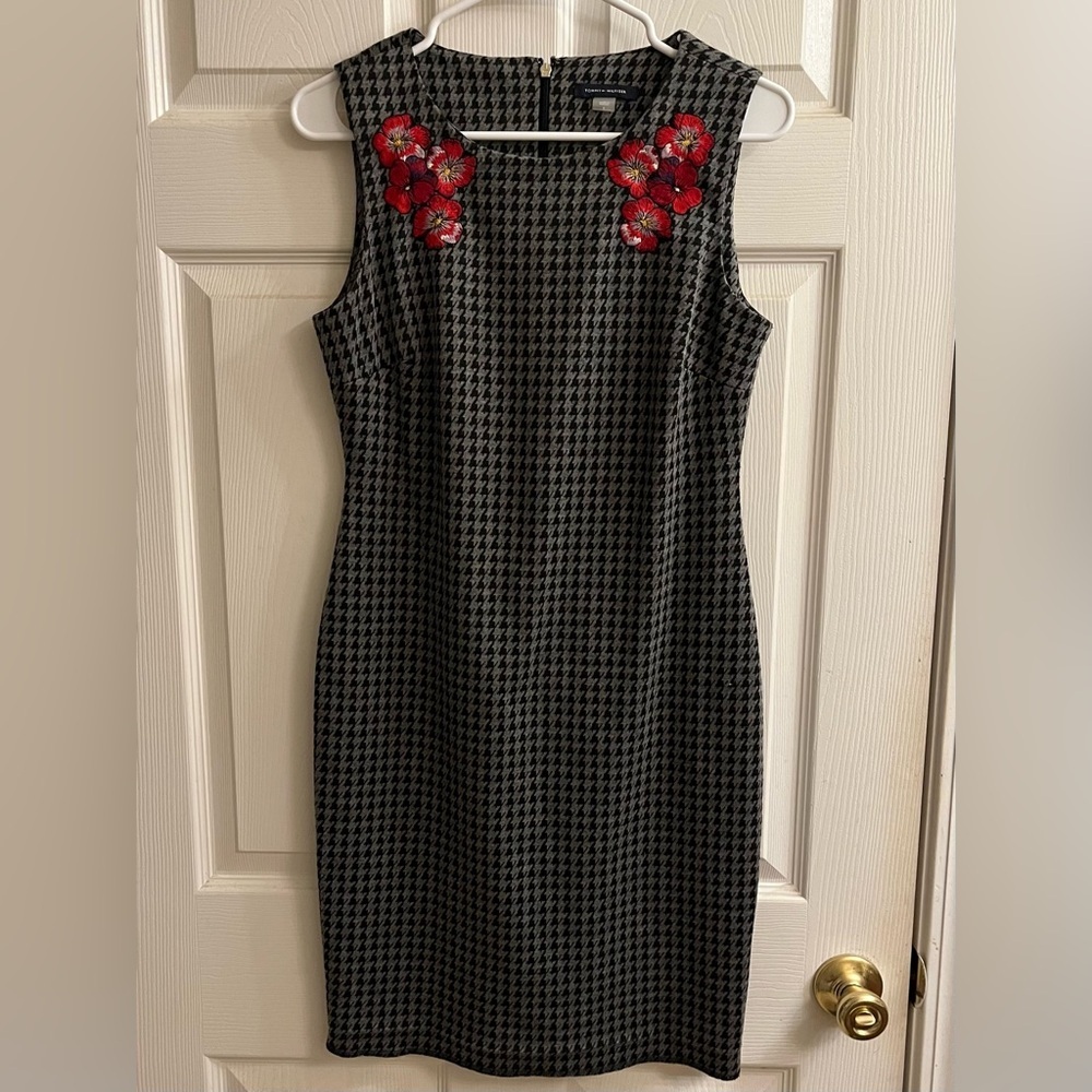 Vintage~Tommy Hilfiger Black and Red Mini Dress~8